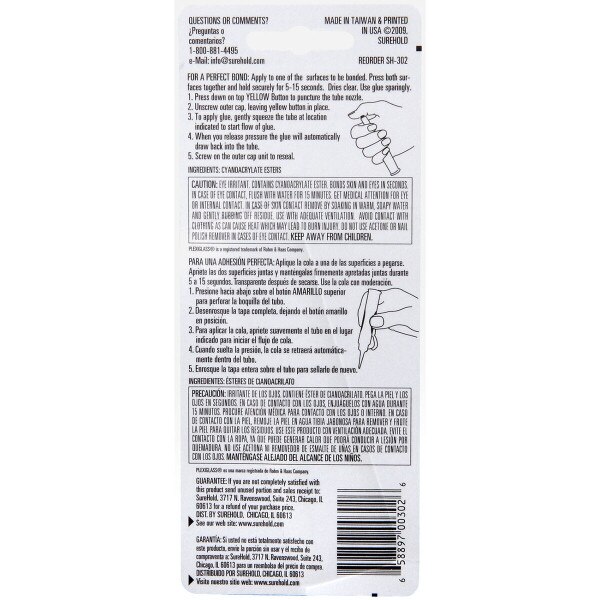 SureHold 302 Plastic Surgery Glue 3g